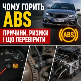 Чому горить ABS - причини, ризики і що перевірити