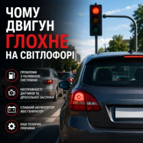 Чому двигун глохне на світлофорі - причини і що перевірити
