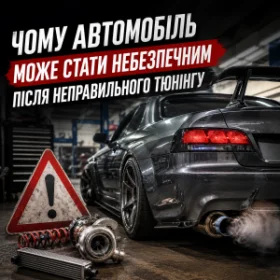 Чому автомобіль може стати небезпечним після неправильного тюнінгу