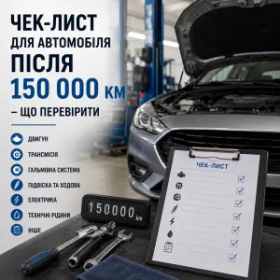 Чек-лист для автомобіля після 150 000 км - що перевірити