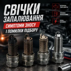 Свічки запалювання - симптоми зносу і помилки підбору
