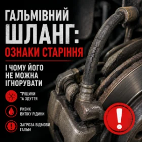 Гальмівний шланг: ознаки старіння і чому його не можна ігнорувати