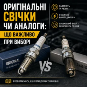 Оригінальні свічки чи аналоги: що важливо при виборі