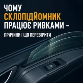 Чому склопідйомник працює ривками - причини і що перевірити