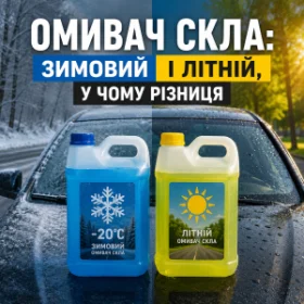 Омивач скла: зимовий і літній, у чому різниця