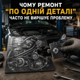 Чому ремонт “по одній деталі” часто не вирішує проблему