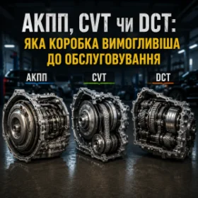 АКПП, CVT чи DCT: яка коробка вимогливіша до обслуговування