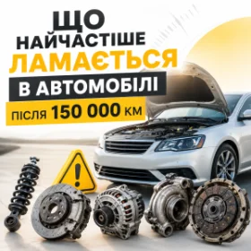 Що найчастіше ламається в автомобілі після 150 000 км
