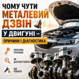 Чому чути металевий дзвін у двигуні - причини і діагностика
