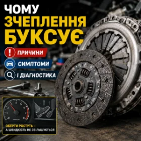 Чому зчеплення буксує - причини, симптоми і діагностика