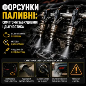 Форсунки паливні: симптоми забруднення і діагностика