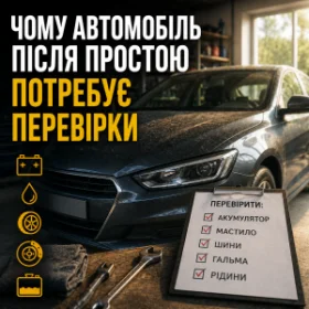 Почему автомобиль после простоя нуждается в проверке