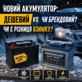 Новый аккумулятор дешевый или брендовый - есть ли разница зимой