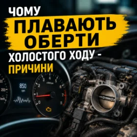 Чому плавають оберти холостого ходу - причиним