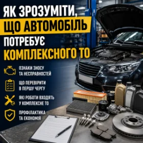 Як зрозуміти, що автомобіль потребує комплексного ТО