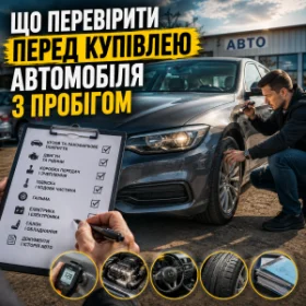 Що перевірити перед купівлею автомобіля з пробігом
