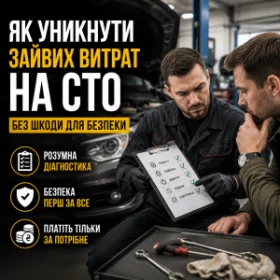 Як уникнути зайвих витрат на СТО без шкоди для безпеки