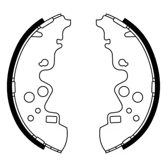 Гальмівна колодка MAZDA E 2.0/2.2D 05.85-12.03 ABE C03051ABE