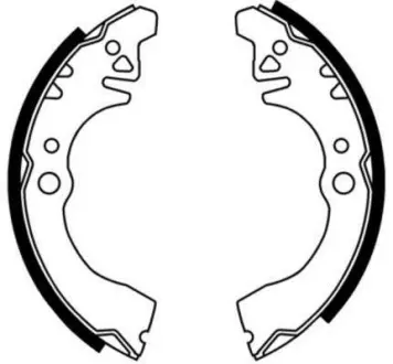 Комплект тормозных колодок ABE C06011ABE