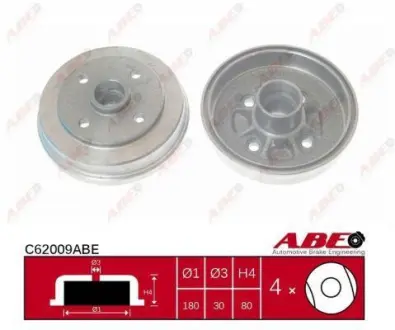 Тормозной барабан ABE C62009ABE