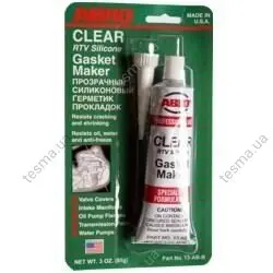 Герметик двигателя прозрачный Gasket Maker CLEAR, 32gr ABRO 13ABCH (фото 1)