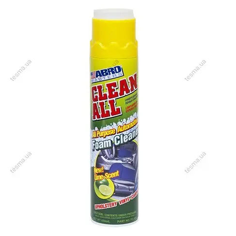 Очиститель салона пенный з запахом лайма Clean All, 623gr ABRO FC650 (фото 1)