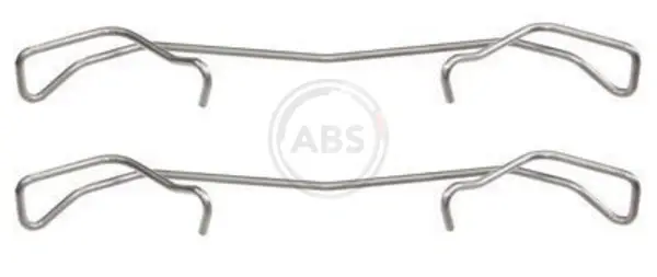 монтажний к-кт гальмівних колодок audi A1 A3A5 Q3 Q5 peugeot 206, 307 seat altea, ibiza skoda octavia vw caddy, cc ABS 1678Q - фото 1