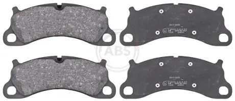 Комплект тормозных колодок, дисковый тормоз ABS 35010