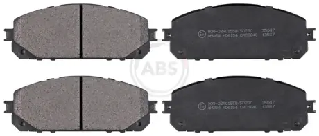 Колодка гальм. диск. передн. (вир-во) ABS 35047