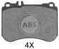 Гальмівні колодки дискові (1 к-т) ABS 35050 (фото 1)