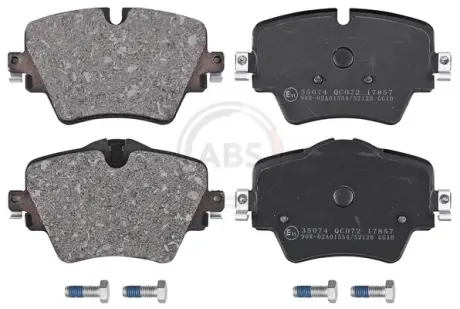 Колодка гальм. диск. передн. (вир-во) ABS 35074