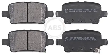 Гальмівні колодки дискові ABS 35124