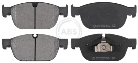 Гальмiвнi колодки дисковi переднi ABS 35151