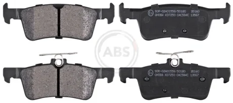 Колодки гальмівні дискові ABS 35160