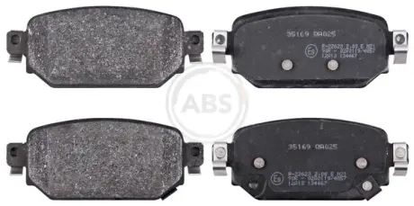 Колодки дискового тормоза ABS 35169