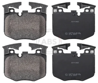 Гальмівні колодки пер. BMW 3 (G20)/5 (G30)/X3 (G01)/X5 (G05) 16- (BREMBO) (D 348mm) ABS 35179