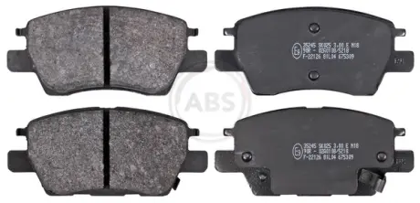 Гальмівні колодки пер. Bolt/Ampera 16- ABS 35245
