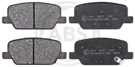 Гальмівні колодки дискові Hyundai Santa Fe 2.0D/2.2D/2.4 07.18- ABS 35341