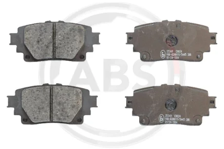 Гальмівні колодки зад. Lexus NX 21-/RX 23- /Toyota Rav4 19- (Akebono) ABS 35349