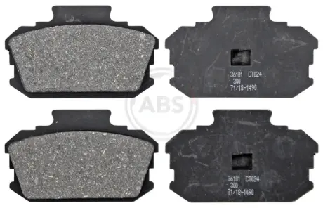 Комплект тормозных колодок, дисковый тормоз ABS 36101