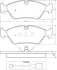 Комплект тормозных колодок, дисковый тормоз ABS 36488OE (фото 1)