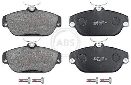 Комплект тормозных колодок, дисковый тормоз ABS 36710