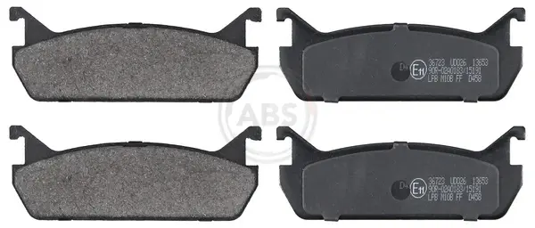Комплект тормозных колодок, дисковый тормоз ABS 36723 (фото 1)