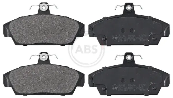 Комплект тормозных колодок, дисковый тормоз ABS 36748 (фото 1)