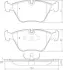 Комплект тормозных колодок, дисковый тормоз ABS 36755OE (фото 1)