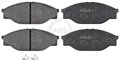 Комплект тормозных колодок, дисковый тормоз ABS 36761