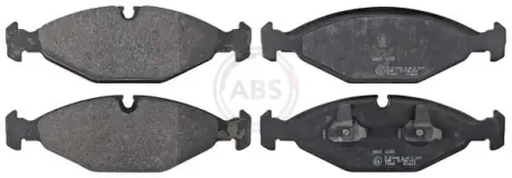 Комплект тормозных колодок, дисковый тормоз ABS 36812