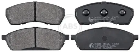 Комплект тормозных колодок, дисковый тормоз ABS 36830