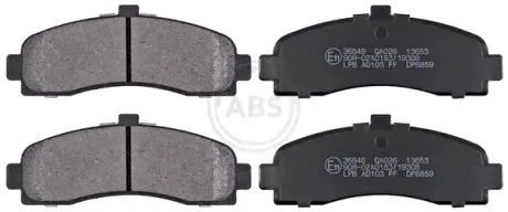 Комплект гальмівних колодок ABS 36848