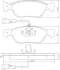 Комплект тормозных колодок, дисковый тормоз ABS 36893OE (фото 1)